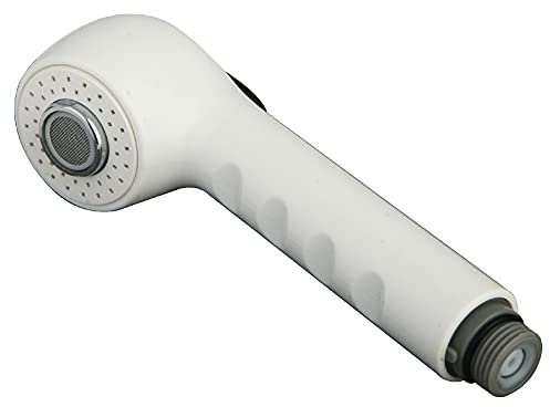 Kingston Brass Gourmetier KH7000 Single Handle Pull-Out Kitchen Faucet Sprayer, White
