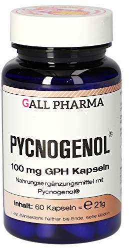 Gall Pharma Pycnogenol 100 mg GPH Kapseln, 1er Pack (1 x 60 Stück)