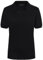 James & Nicholson Damenpolo Classic - Piqué-Poloshirt mit gestrickten Bündchen | Farbe: Black | Grösse: L