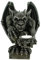 Golden Future Gargoyle 21 cm Figur Wasserspeier Drache Teelicht Kerzenhalter Mehrfarbig Polyresin Halloween Fantasie