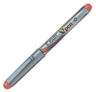 (Japan import) V-pen Disposable Fountain pen Medium nib Red ink (Set of 10)