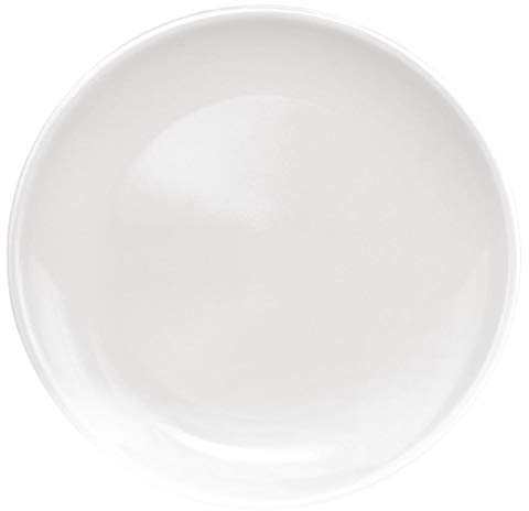 Olympia Lot de 12 assiettes de service en grès Blanc 200 mm