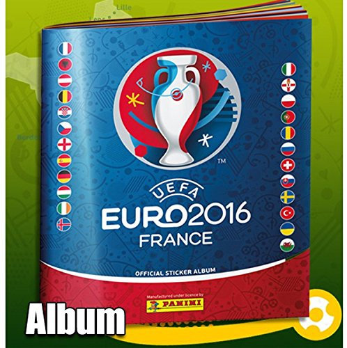 EURO 2016 France Album für 680 Sticker, mehrfarbig