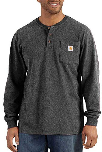 Carhartt Men's Workwear Pocket Henley Shirt Workwear Pocket Henley Shirt (Regular and Big & Tall Sizes)