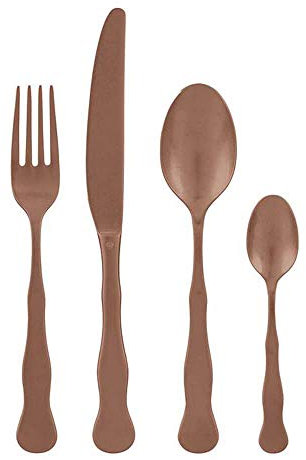 SAMBONET Servizio 24 Pz Monoblocco 1965 Vintage Pvd Copper 52464C81