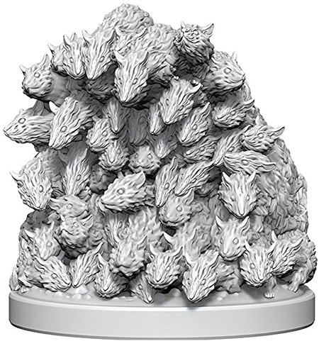 WizKids Deep Cuts Unpainted Miniatures - Swarm of Rats (6 Units)
