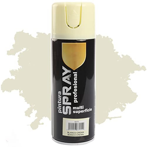 H HANSEL HOME Pintura Spray Blanco Crema 400 Ml