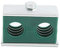 Vogueing Tool HA5608M Kunststoff-Rohrschellen, 16 mm Außendurchmesser, Rohrschellen, Standard-Doppel-/Doppelhalterung, hydraulische Rohrschelle für Rohrleitungsbefestigung, 2 Stück