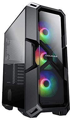 COUGAR GAMING | BOITIER PC GAMING | MX440G RGB VERRE TREMPE - 3 ventilateurs RGB inclus - Panneau avant en verre trempé - Solidité et robustesse - 2 ports USB 3. 0 et 1 port USB 2. 0