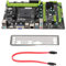ASHATA Computer-Motherboard, DDR3 PCIE 3.0 M ATX-Desktop-Computer-Mainboard, Unterstützt 904-polige FM2 APU 7650K 860K Quad-CPU