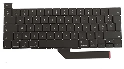 OLVINS FR Français Layout A2141 Clavier pour MacBook Pro Retina 16 A2141 Clavier 2019 EMC 3347