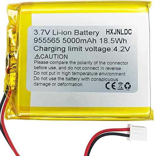 CC 3.7V 5000mAh 955565 Batteria al litio polimerica ricaricabile per prodotto elettronico fai-da-te 3.7-5V, alimentatore mobile di accumulo di energia Sostituzione della batteria