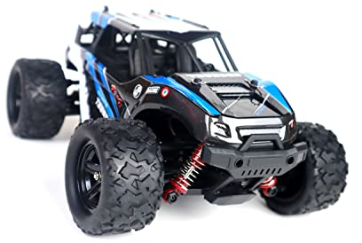 ES-Toys RC Elektro Buggy 1:18 mit 2,4Ghz, 40 km/h, Allradantrieb - LiIon - Thunder 312 (Blau)