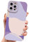 ECZOIL Compatible with iPhone 13 Pro Max Case 6.7 Inch,cute painted art lens protective slim soft phone case for iPhone 13 Pro Max for women girl-Purple