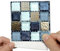 Alwayspon Fliesenaufkleber mit Mosaik-Effekt, selbstklebend, Fliesenaufkleber, für Kamin, Treppe, Fliesenaufkleber, zum Aufkleben, für Küche, Badezimmer, Wand, 15 cm, Dunkelblau, 25 Stück