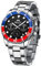 MEGALITH Herrenuhr 40mm Chronograph Quarz Armbanduhr Herren Edelstahl Wasserdicht Uhren Leuchtende Datum, Mode Geschenk für Männer - Silber Schwarz