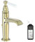 Jacob Delafon Mitigeur lavabo Cléo 1889 Or Beige + nettoyant Briochin