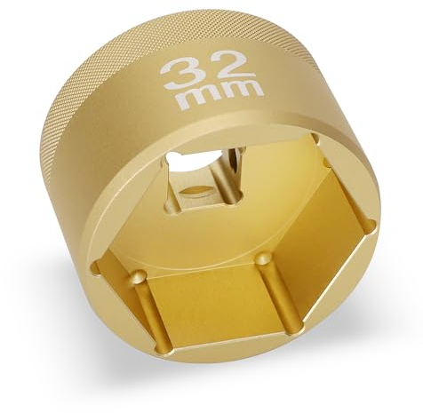 32 mm Obere Kappe, Gabelbuchse, abgeschrägt, flacher Stecknuss für Fox 36, 38, 40 Float NA2 Rebuild