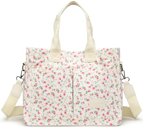 Makukke Tote Bag Damen Umhängetasche Groß Nylon Crossbody Bag Shopper Tasche Handtasche Schultertaschen für Arbeit Büro Reisen Einkaufen Schule