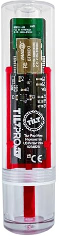 Tilt Pro Mini Wireless Hydrometer and Thermometer RED: Patented Brewing Technology for Professional Brewers with High Accuracy for Beer, Wine, Cider, Mead & More