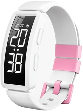 Schrittzähler ohne App und Handy Mädchen Junge Teenager Kinder Fitnessuhr Damen Fitness Armband Schlaftracker Fitnessarmband Uhr Digital Armbanduhr Laufuhr Kalorie Distanz Sport Fitness Tracker Wecker