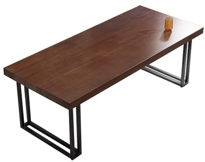 Bureau Gaming Table Bureau Bureau D'ordinateur Moderne En Bois Massif Avec Pieds En Acier, Bureau Simple Pour L'apprentissage À Domicile, Bureau D'apprentissage Informatique Bureau Ordinateur(180x80x7