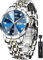 OLEVS Watch for Men UK Stainless Steel Designer Diamonds Dress Men's Wrist Watches for Men Waterproof with Date and Day Analog Quartz Watches