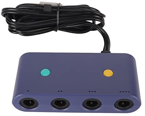 Gugxiom 3-in-1-Gamecontroller-Konverter für PC WiiU, Super Smash Bros. Choice mit Turbo Boost 150 cm Kabel Plug and Play