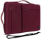 YXINAER Borsa per Laptop Borsa a Tracolla for Laptop for Notebook da 10, 13, 14, 15,6, 17 Pollici con Tasche Multiple(Purple,10-inch)