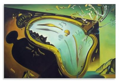 Salvador Dali Wandkunstdrucke, Surrealismus, Kunstposter, Kunstdruck, Wandfoto, Malerei, Poster, hängendes Bild, Familiendekoration, 40 x 60 cm