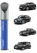 EVOOOR (KTP Gris Shark retouche peinture auto pour Citroen, Réparation des rayures pour voiture, Solution rapide et facile pour la réparation