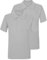 2PK Classic Boys Plain Ages 3-16y Polo Shirts 100% Cotton Children School T-Shirt Tee Shirt Uniform Summer Light Grey