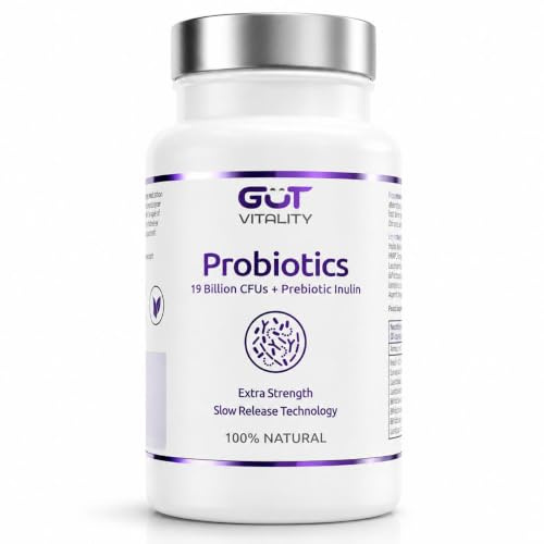 Advanced High Strength Daily Probiotic - Supports Men’s & Women’s Microbiome Health - Gut, Digestion & Bloating Support - Whole Body Wellbeing - Slow-Release - Vegan & Gluten Free - Made in UK
