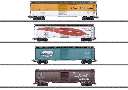 Märklin 45712 H0 4er-Set US-Box-Car, MHI