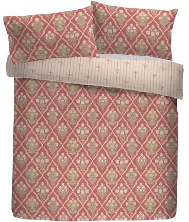 Appletree Heritage - Aurelia - 100% Cotton Duvet Cover Set - Pink