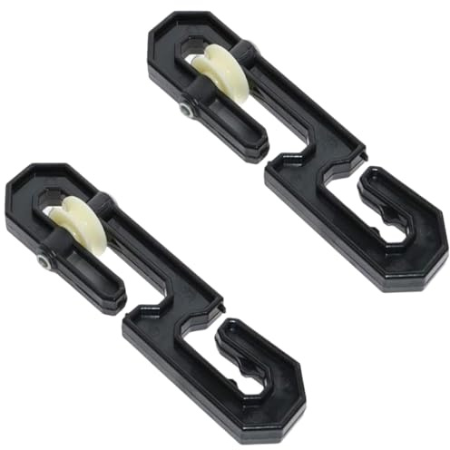 Écarteur de corde à linge, 2 pièces, tendeur de roue en nylon, poulie corde à linge, épandeur extérieur robuste, séparateur en forme S pour charges longues et lourdes