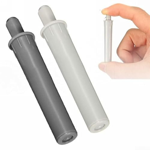 10 Stück Türstopper Puffer für Schrank- und Schubladenverschlüsse, weicher Dämpfer für Möbel und reduziert Geräuschstörungen (weiß)
