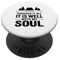 Es geht Mir gut mit meiner Seele Christian Camping unter den Sternen PopSockets Klebender PopGrip