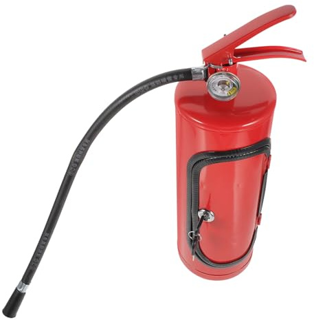 Hemobllo Portabottiglie per Vino Portatile a Forma di Estintore Rosso in Metallo e Plastica, Creativo e Raffinato, come Regalo per Uomini Amanti del Whisky