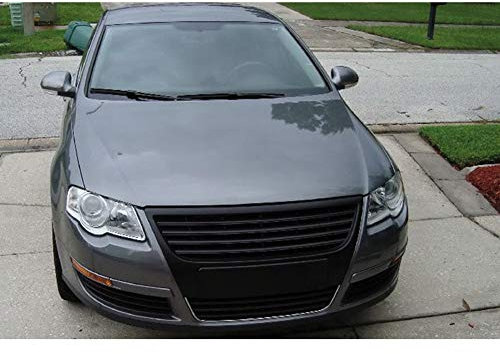 AUTO-STYLE Grill ohne Markenemblem kompatibel mit Volkswagen Passat 3C 2005-2010 exkl. PDC