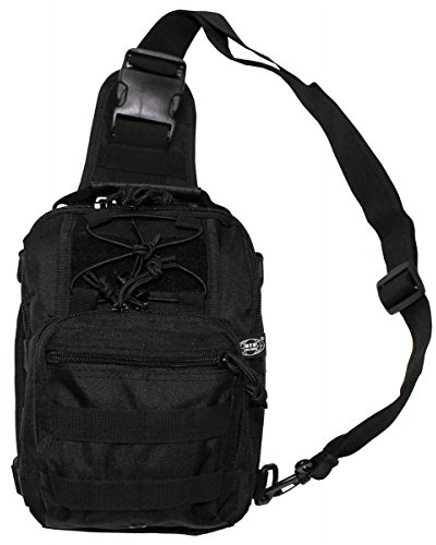 MFH Schultertasche MOLLE Schwarz