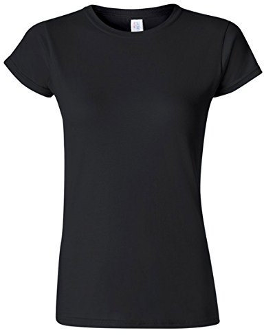 Gildan Ladies Soft Style Short Sleeve T-Shirt (XL) (Black)