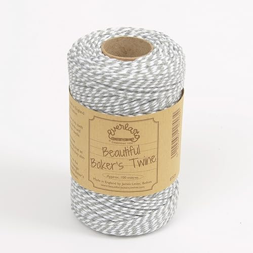 EVERLASTO Ficelle de Boulanger Originale 100 m (2 mm Environ) Argenté