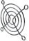 Lüftergitter 60x60mm für Axiallüfter 60x60x10mm 60x60x15mm 20mm 25mm