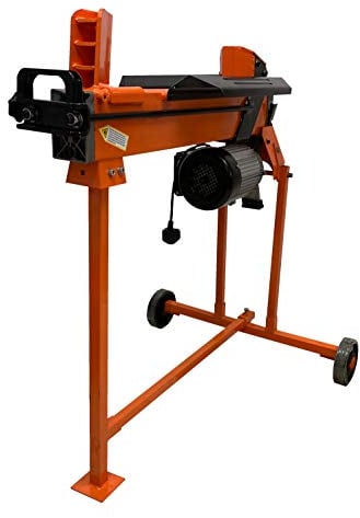 Forest Master Spaccalegna orizzontale con 2200W motore elettrico 6 Ton con bloccaggio ruote piroettanti