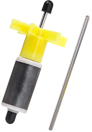 Yellow 16mm Replacement Parts Filter Impeller Rotor Shaft Bearing Pump Rotor for Miniature Small Submersible Pump