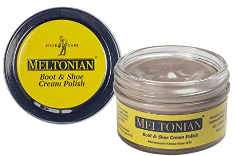 Meltonian Cream | Grey Taupe 172 | Quality Shoe Polish for Leather and Leatherette (Synthetic) | Use on Boots, Shoes, Belts, Gloves, Purses and Accessories | Leather Conditioner | 50 ml