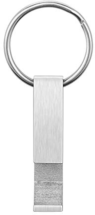Jovivi Edelstahl Flaschenöffner Schlüsselanhänger Taschenschlüsselanhänger Klein Bieröffner Schlüsselring Keychain