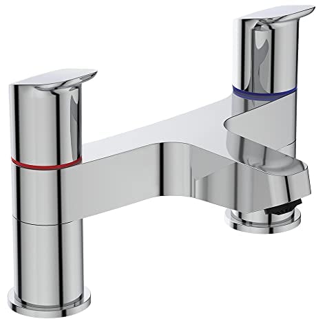 Ideal Standard Ceraflex B1824AA Wannenarmatur mit doppelter Steuerung, Chrom