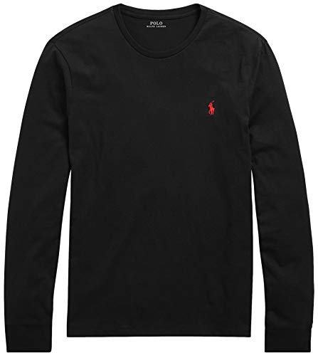 POLO RALPH LAUREN Men's Crew Neck Long Sleeve Tee - Multicoloured - XL
